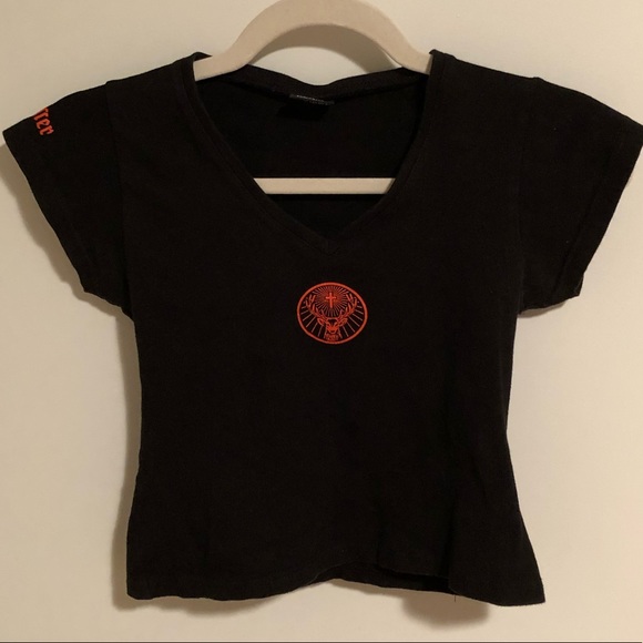 Vintage Limitied Edition Cropped Jagermeister Baby Tee - Picture 1 of 3